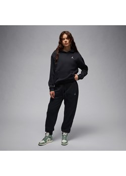 Damska bluza z kapturem Jordan Brooklyn Fleece - Czerń ze sklepu Nike poland w kategorii Bluzy damskie - zdjęcie 178605346