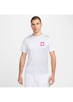 Męska koszulka piłkarska z krótkim rękawem Nike Dri-FIT Polska Academy Pro - Szary ze sklepu Nike poland w kategorii T-shirty męskie - zdjęcie 178605798