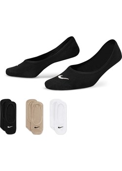 Damskie treningowe skarpety stopki Nike Everyday Lightweight (3 pary) - Wielokolorowe ze sklepu Nike poland w kategorii Skarpetki damskie - zdjęcie 178605966