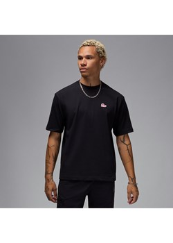 Męski T-shirt z naszywką Sneaker Jordan Brand - Czerń ze sklepu Nike poland w kategorii T-shirty męskie - zdjęcie 178606096