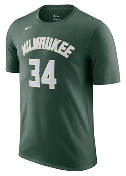 T-shirt męski Milwaukee Bucks Nike NBA - Zieleń ze sklepu Nike poland w kategorii T-shirty męskie - zdjęcie 178606506