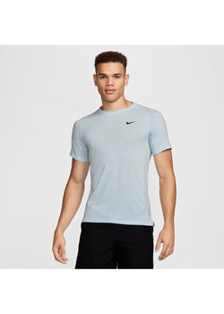 Męska koszulka z krótkim rękawem do fitnessu Dri-FIT Nike Flex Rep - Niebieski ze sklepu Nike poland w kategorii T-shirty męskie - zdjęcie 178607148