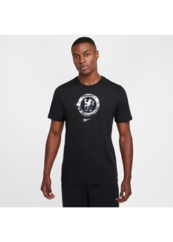 Męski T-shirt piłkarski Nike Chelsea F.C. - Czerń ze sklepu Nike poland w kategorii T-shirty męskie - zdjęcie 178607217