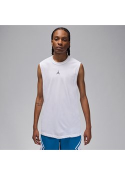 Męska koszulka bez rękawów Dri-FIT Jordan Sport - Biel ze sklepu Nike poland w kategorii T-shirty męskie - zdjęcie 178607428