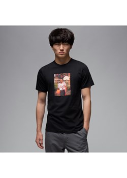 Męski T-shirt ze zdjęciem Jordan Brand - Czerń ze sklepu Nike poland w kategorii T-shirty męskie - zdjęcie 178607647