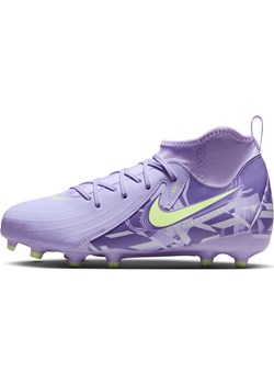 Korki piłkarskie typu high top na twardą nawierzchnię dla dużych dzieci Nike United Jr. Phantom Luna 2 Academy - Fiolet ze sklepu Nike poland w kategorii Buty sportowe dziecięce - zdjęcie 178608108