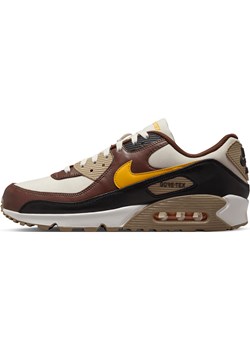 Męskie buty zimowe Nike Air Max 90 GORE-TEX - Brązowy ze sklepu Nike poland w kategorii Buty sportowe męskie - zdjęcie 178608209