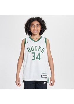 Koszulka dla dużych dzieci Nike NBA Swingman Milwaukee Bucks Association Edition 2022/23 - Biel ze sklepu Nike poland w kategorii T-shirty chłopięce - zdjęcie 178608496