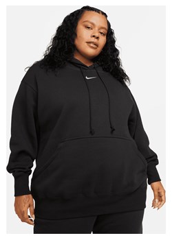 Damska bluza z kapturem o kroju oversize Nike Sportswear Phoenix Fleece (duże rozmiary) - Czerń ze sklepu Nike poland w kategorii Bluzy damskie - zdjęcie 178609036