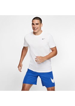 Męski T-shirt do fitnessu Nike Dri-FIT - Biel ze sklepu Nike poland w kategorii T-shirty męskie - zdjęcie 178609367