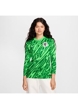 Damska koszulka piłkarska Nike Dri-FIT Holandia (drużyna damska) Stadium Goalkeeper 2024/25 – replika - Zieleń ze sklepu Nike poland w kategorii Bluzki damskie - zdjęcie 178609517