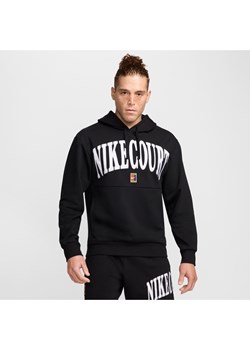 Męska dzianinowa bluza z kapturem do tenisa Dri-FIT NikeCourt Heritage - Czerń ze sklepu Nike poland w kategorii Bluzy męskie - zdjęcie 178609757