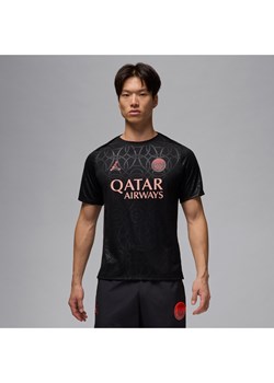 Męska przedmeczowa koszulka piłkarska Jordan Dri-FIT Paris Saint-Germain Academy Pro (wersja trzecia) - Czerń ze sklepu Nike poland w kategorii T-shirty męskie - zdjęcie 178609895