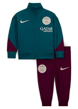 Dzianinowy dres piłkarski dla niemowląt Nike Dri-FIT Paris Saint-Germain Strike - Zieleń ze sklepu Nike poland w kategorii Dresy dla niemowlaka - zdjęcie 178610009