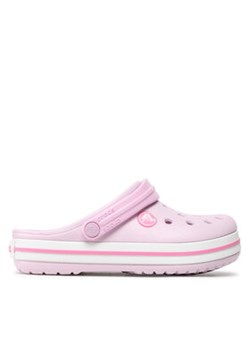 Crocs Klapki Crocband Clog K 207006 Różowy ze sklepu MODIVO w kategorii Klapki dziecięce - zdjęcie 178615836