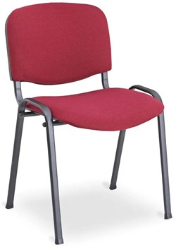 Czerwone krzesło ISO do sali konferencyjnej - Ilosso 3X ze sklepu Edinos.pl w kategorii Krzesła - zdjęcie 178616628