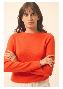 Just Cashmere Kaszmirowy sweter &quot;Jane&quot; w kolorze pomarańczowym ze sklepu Limango Polska w kategorii Swetry damskie - zdjęcie 178616838