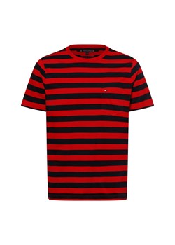 Tommy Hilfiger Koszulka męska Mężczyźni Bawełna czerwony w paski ze sklepu vangraaf w kategorii T-shirty męskie - zdjęcie 178625379