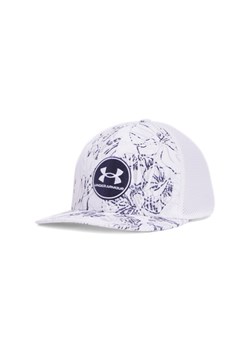 Męska czapka z daszkiem Under Armour M Iso-chill Drive Mid STR - biała ze sklepu Sportstylestory.com w kategorii Czapki z daszkiem męskie - zdjęcie 178625478