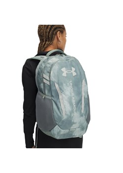 Plecak treningowy uniseks Under Armour UA Hustle 6.0 Backpack - zielony ze sklepu Sportstylestory.com w kategorii Plecaki - zdjęcie 178625637