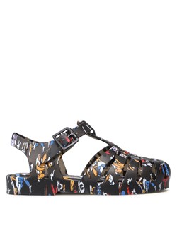 Sandały Melissa Mini Melissa Possession Print 33444 Czarny ze sklepu eobuwie.pl w kategorii Sandały dziecięce - zdjęcie 178626256