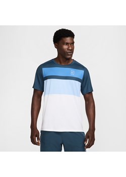 Męska koszulka do tenisa NikeCourt Advantage - Niebieski ze sklepu Nike poland w kategorii T-shirty męskie - zdjęcie 178629706