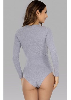 Body damskie bawełniane szare Julia, Kolor szary, Rozmiar L, Mitex ze sklepu Primodo w kategorii Body damskie - zdjęcie 178631296