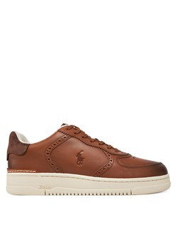 Sneakersy Polo Ralph Lauren Masters Court 809960990002 Brązowy ze sklepu eobuwie.pl w kategorii Buty sportowe męskie - zdjęcie 178632595