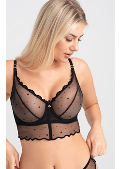 Biustonosz miękki soft bralette Melania A144, Kolor czarny, Rozmiar 65C, Samanta ze sklepu Intymna w kategorii Biustonosze - zdjęcie 178632838