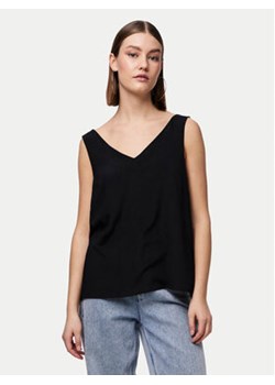 Pieces Top Franan 17146424 Czarny Regular Fit ze sklepu MODIVO w kategorii Bluzki damskie - zdjęcie 178633799