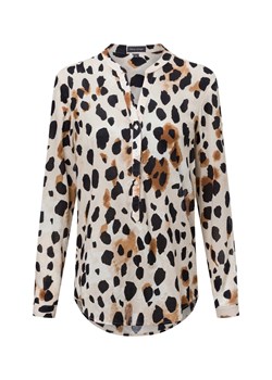 Franco Callegari Bluzka damska Kobiety Bawełna beżowy wzorzysty - id: 606291-0056-00400 - marki Franco Callegari - 178635416 Franco Callegari Bluzka damska Kobiety Bawełna beżowy wzorzysty ze sklepu vangraaf w kategorii Bluzki damskie - zdjęcie 178635416