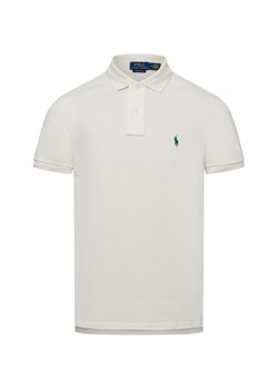 Polo Ralph Lauren Męska koszulka polo Mężczyźni Bawełna écru jednolity ze sklepu vangraaf w kategorii T-shirty męskie - zdjęcie 178635475