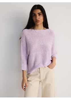 Reserved - Sweter kimono - lawendowy ze sklepu Reserved w kategorii Swetry damskie - zdjęcie 178636139