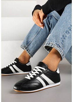 Czarne Sneakersy Typu Tenisówki z Paseczkami Liantina ze sklepu renee.pl w kategorii Buty sportowe damskie - zdjęcie 178639995