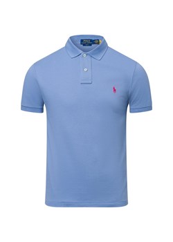 Polo Ralph Lauren Męska koszulka polo Mężczyźni Bawełna indygo jednolity ze sklepu vangraaf w kategorii T-shirty męskie - zdjęcie 178641455