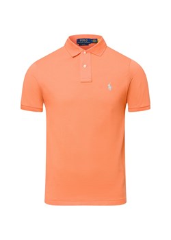 Polo Ralph Lauren Męska koszulka polo Mężczyźni Bawełna pomarańczowy jednolity ze sklepu vangraaf w kategorii T-shirty męskie - zdjęcie 178641456