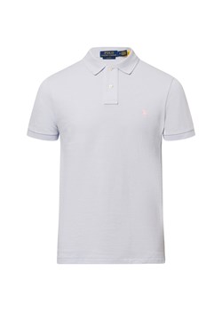 Polo Ralph Lauren Męska koszulka polo Mężczyźni Bawełna jasnoniebieski jednolity ze sklepu vangraaf w kategorii T-shirty męskie - zdjęcie 178641457