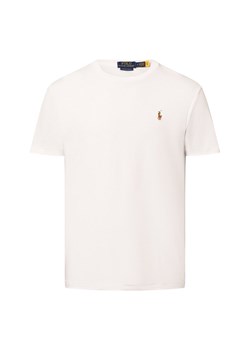 Polo Ralph Lauren Koszulka męska Mężczyźni Bawełna biały jednolity ze sklepu vangraaf w kategorii T-shirty męskie - zdjęcie 178641489