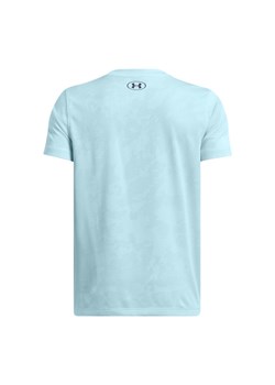 Chłopięca koszulka treningowa Under Armour UA Tech Vent Jacquard Short Sleeve - niebieska ze sklepu Sportstylestory.com w kategorii T-shirty chłopięce - zdjęcie 178643098