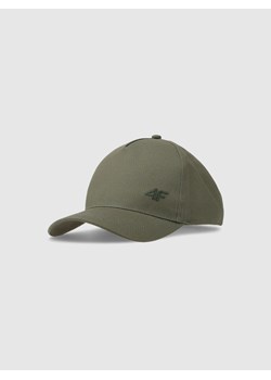 Dziecięca czapka z daszkiem 4F 4FJWSS25ACABU387- khaki ze sklepu Sportstylestory.com w kategorii Czapki dziecięce - zdjęcie 178643158