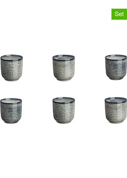 Björn Kubki (6 szt.) "Zen" w kolorze szarym - 200 ml ze sklepu Limango Polska w kategorii Kubki - zdjęcie 178644307