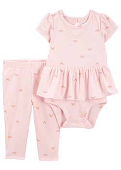 carter&apos;s 2-częściowy zestaw w kolorze jasnoróżowym ze sklepu Limango Polska w kategorii Body niemowlęce - zdjęcie 178644886