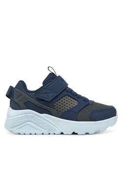 Sneakersy Skechers Uno Lite GRIDSTILL 405715L/NVCC Granatowy ze sklepu eobuwie.pl w kategorii Buty sportowe dziecięce - zdjęcie 178645467