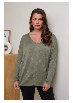 Curvy Lady Sweter w kolorze khaki ze sklepu Limango Polska w kategorii Swetry damskie - zdjęcie 178645658