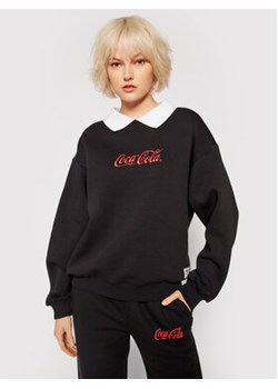 Local Heroes Bluza COCA-COLA Collar LHCCS008 Czarny Oversize ze sklepu MODIVO w kategorii Bluzy damskie - zdjęcie 178646945