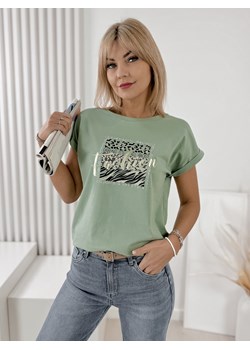 bluzka reznat pistacjowa one size ze sklepu UBRA w kategorii Bluzki damskie - zdjęcie 178647947