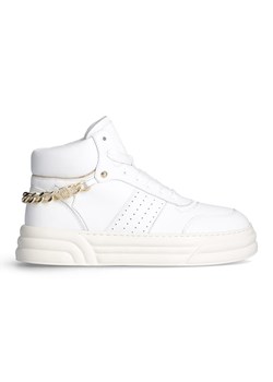 Liu Jo Skórzane sneakersy w kolorze białym ze sklepu Limango Polska w kategorii Trampki damskie - zdjęcie 178649365