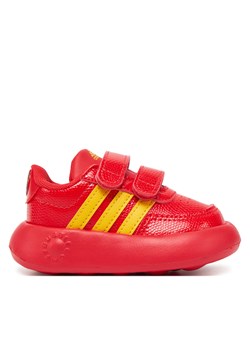 Sneakersy adidas Disney Breaknet 2.0 JH9235 Czerwony ze sklepu eobuwie.pl w kategorii Buty sportowe dziecięce - zdjęcie 178649676
