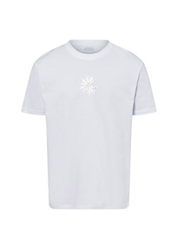 Finshley & Harding London Koszulka męska - Hunt Mężczyźni Bawełna biały jednolity ze sklepu vangraaf w kategorii T-shirty męskie - zdjęcie 178651427