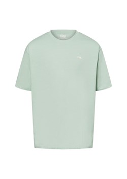 Finshley & Harding London Koszulka męska Mężczyźni Bawełna miętowy jednolity ze sklepu vangraaf w kategorii T-shirty męskie - zdjęcie 178651428